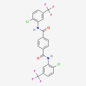 N,N'-bis[2-chloro-5-(trifluoromethyl)phenyl]terephthalamide
