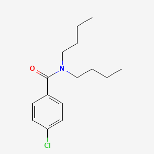 molecular formula C15H22ClNO B3844996 N,N-dibutyl-4-chlorobenzamide CAS No. 7461-43-0