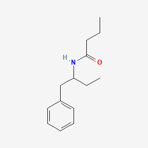 N-(1-benzylpropyl)butanamide