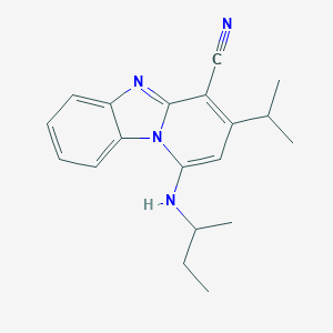 1-(Sec-butylamino)-3-isopropylpyrido[1,2-a]benzimidazole-4-carbonitrile