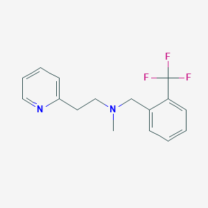 N-methyl-2-(2-pyridinyl)-N-[2-(trifluoromethyl)benzyl]ethanamine