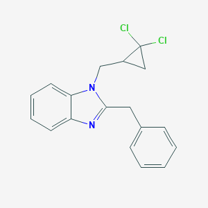 2-benzyl-1-[(2,2-dichlorocyclopropyl)methyl]-1H-benzimidazole