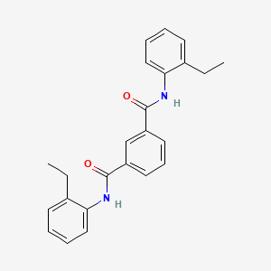 molecular formula C24H24N2O2 B3845039 N,N'-bis(2-ethylphenyl)isophthalamide 