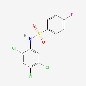 4-fluoro-N-(2,4,5-trichlorophenyl)benzenesulfonamide