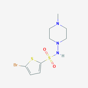 5-bromo-N-(4-methyl-1-piperazinyl)-2-thiophenesulfonamide