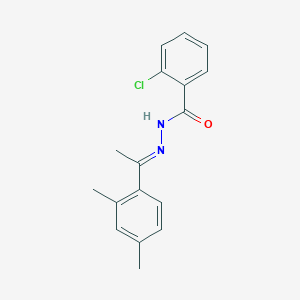 2-chloro-N'-[1-(2,4-dimethylphenyl)ethylidene]benzohydrazide
