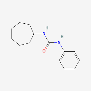 molecular formula C14H20N2O B3845125 N-cycloheptyl-N'-phenylurea CAS No. 19095-79-5