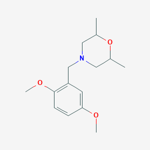 4-(2,5-dimethoxybenzyl)-2,6-dimethylmorpholine