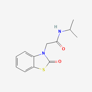 N-isopropyl-2-(2-oxo-1,3-benzothiazol-3(2H)-yl)acetamide