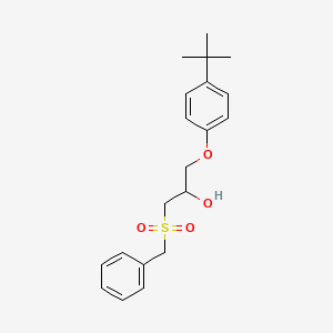 molecular formula C20H26O4S B3845150 1-(benzylsulfonyl)-3-(4-tert-butylphenoxy)-2-propanol 