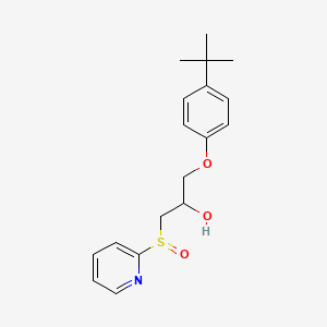 1-(4-tert-butylphenoxy)-3-(2-pyridinylsulfinyl)-2-propanol