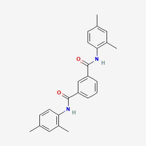 molecular formula C24H24N2O2 B3845245 N,N'-bis(2,4-dimethylphenyl)isophthalamide 