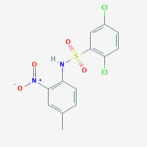 2,5-dichloro-N-(4-methyl-2-nitrophenyl)benzenesulfonamide