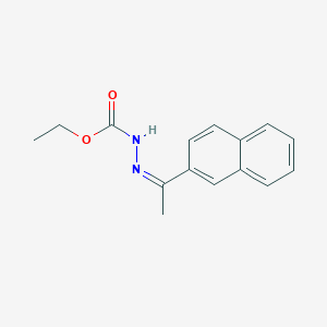 ethyl 2-[1-(2-naphthyl)ethylidene]hydrazinecarboxylate