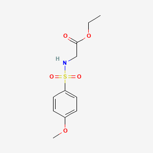 ethyl N-[(4-methoxyphenyl)sulfonyl]glycinate