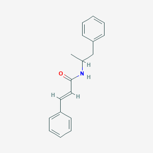 molecular formula C18H19NO B3845264 N-(1-methyl-2-phenylethyl)-3-phenylacrylamide 