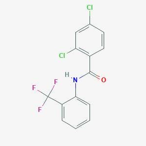 2,4-dichloro-N-[2-(trifluoromethyl)phenyl]benzamide