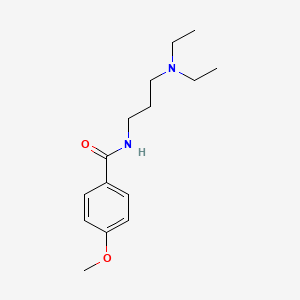 molecular formula C15H24N2O2 B3845315 N-[3-(diethylamino)propyl]-4-methoxybenzamide 