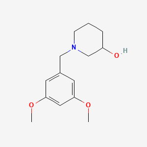 molecular formula C14H21NO3 B3845345 1-(3,5-dimethoxybenzyl)-3-piperidinol 