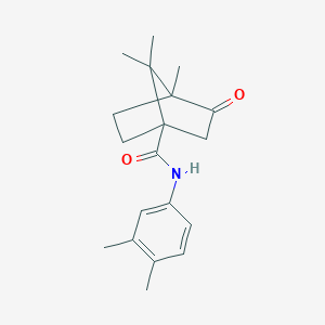 N-(3,4-dimethylphenyl)-4,7,7-trimethyl-3-oxobicyclo[2.2.1]heptane-1-carboxamide