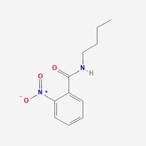 molecular formula C11H14N2O3 B3845424 N-丁基-2-硝基苯甲酰胺 CAS No. 5352-10-3