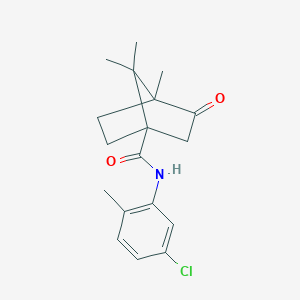 N-(5-chloro-2-methylphenyl)-4,7,7-trimethyl-3-oxobicyclo[2.2.1]heptane-1-carboxamide