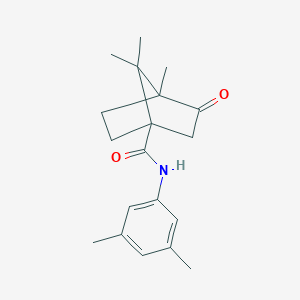 molecular formula C19H25NO2 B384544 N-(3,5-dimethylphenyl)-4,7,7-trimethyl-3-oxobicyclo[2.2.1]heptane-1-carboxamide 