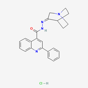 N'-1-azabicyclo[2.2.2]oct-3-ylidene-2-phenyl-4-quinolinecarbohydrazide hydrochloride
