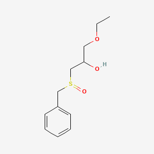 1-(benzylsulfinyl)-3-ethoxy-2-propanol