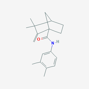 N-(3,4-dimethylphenyl)-3,3-dimethyl-2-methylenebicyclo[2.2.1]heptane-1-carboxamide