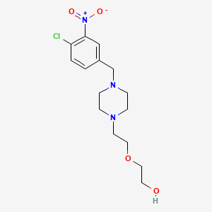 2-{2-[4-(4-chloro-3-nitrobenzyl)-1-piperazinyl]ethoxy}ethanol