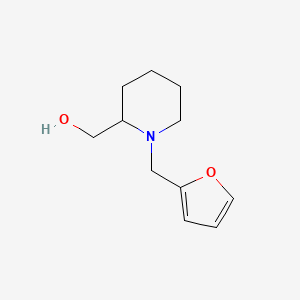molecular formula C11H17NO2 B3845529 [1-(2-furylmethyl)-2-piperidinyl]methanol 