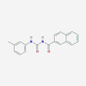 N-{[(3-methylphenyl)amino]carbonyl}-2-naphthamide