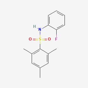 N-(2-fluorophenyl)-2,4,6-trimethylbenzenesulfonamide