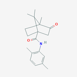N-(2,5-dimethylphenyl)-4,7,7-trimethyl-3-oxobicyclo[2.2.1]heptane-1-carboxamide