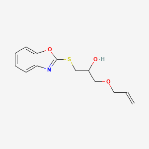 1-(allyloxy)-3-(1,3-benzoxazol-2-ylthio)-2-propanol