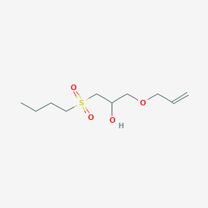 molecular formula C10H20O4S B3845569 1-(allyloxy)-3-(butylsulfonyl)-2-propanol CAS No. 415716-14-2