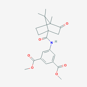 Dimethyl 5-{[(4,7,7-trimethyl-3-oxobicyclo[2.2.1]hept-1-yl)carbonyl]amino}benzene-1,3-dicarboxylate