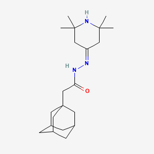 2-(1-adamantyl)-N'-(2,2,6,6-tetramethyl-4-piperidinylidene)acetohydrazide