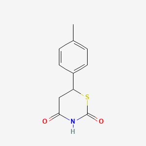 6-(4-methylphenyl)-1,3-thiazinane-2,4-dione