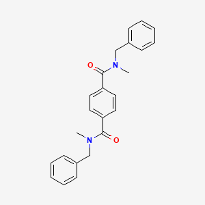 molecular formula C24H24N2O2 B3845817 N,N'-dibenzyl-N,N'-dimethylterephthalamide 