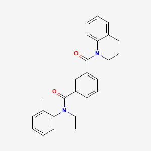 molecular formula C26H28N2O2 B3845831 N,N'-diethyl-N,N'-bis(2-methylphenyl)isophthalamide 