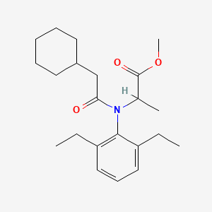 methyl 2-(N-(2-cyclohexylacetyl)-2,6-diethylanilino)propanoate