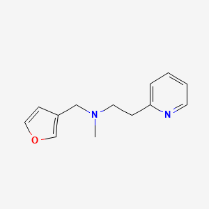 N-(furan-3-ylmethyl)-N-methyl-2-pyridin-2-ylethanamine