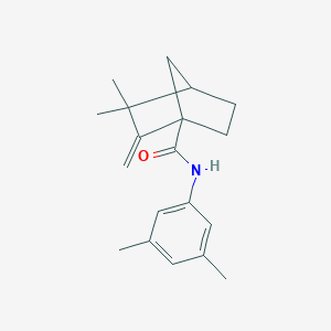 molecular formula C19H25NO B384585 N-(3,5-dimethylphenyl)-3,3-dimethyl-2-methylenebicyclo[2.2.1]heptane-1-carboxamide 