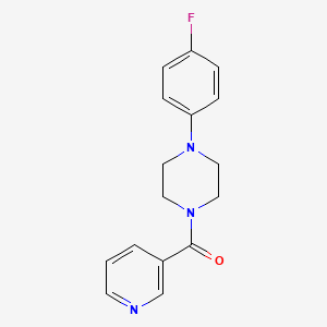 1-(4-fluorophenyl)-4-(3-pyridinylcarbonyl)piperazine