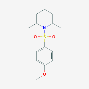 1-[(4-methoxyphenyl)sulfonyl]-2,6-dimethylpiperidine
