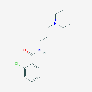 molecular formula C14H21ClN2O B3845942 2-chloro-N-[3-(diethylamino)propyl]benzamide 