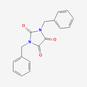 molecular formula C17H14N2O3 B3845961 1,3-dibenzyl-2,4,5-imidazolidinetrione 