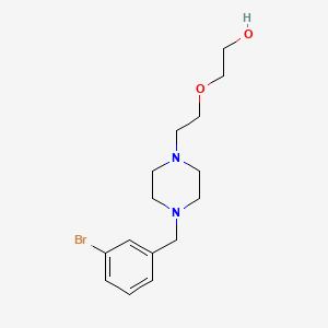 molecular formula C15H23BrN2O2 B3846016 2-{2-[4-(3-bromobenzyl)-1-piperazinyl]ethoxy}ethanol 